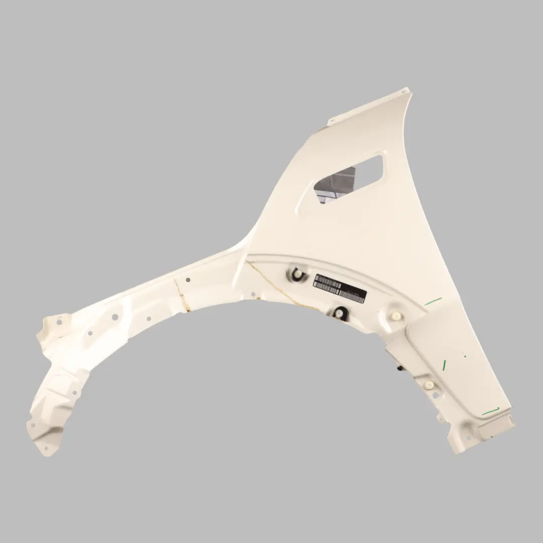 Wing Panel Front Left Side N/S Pepper White - 850 to Mini F54 with Part number 7438921 Mini F54 Wing Panel Front Left Side N/S Pepper White - 850 - SKU 7438921-PW - Part number 7438921