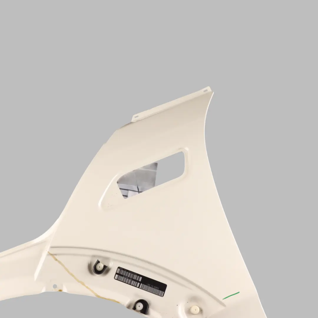Wing Panel Front Left Side N/S Pepper White - 850 to Mini F54 with Part number 7438921 Mini F54 Wing Panel Front Left Side N/S Pepper White - 850 - SKU 7438921-PW - Part number 7438921
