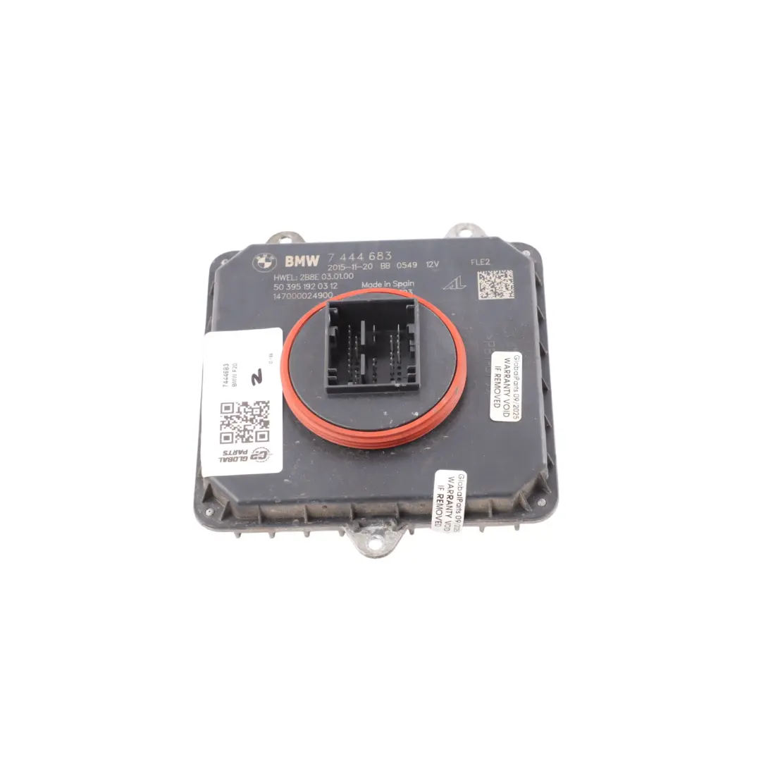 BMW F20 F21 LCI LED Module Headlight Lamp Control Unit - SKU 7444683 - Part number 7444683