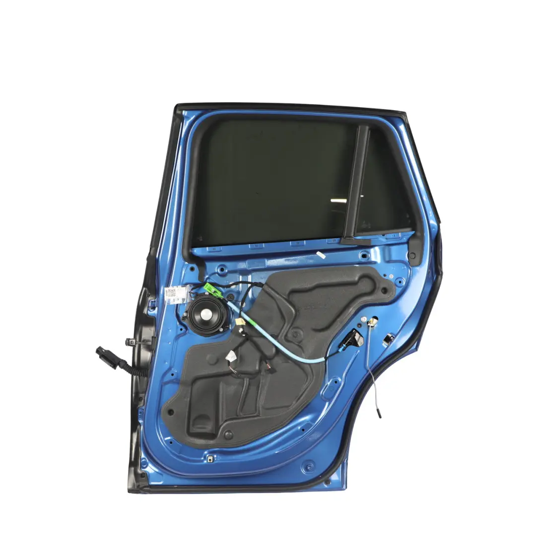 Door Rear Right O/S Estoril Blau Metallic - B45 to BMW X1 F48 with Part number 7461352 BMW X1 F48 Door Rear Right O/S Estoril Blau Metallic - B45 - SKU 7461352-EB - Part number 7461352