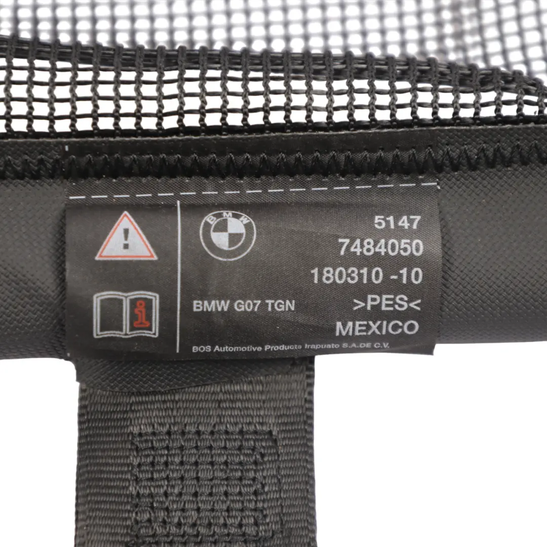 BMW X7 G07 G07N Boot Lid Tailgate Partition Net Mesh Cargo Area - SKU 7484050 - Part number 7484050