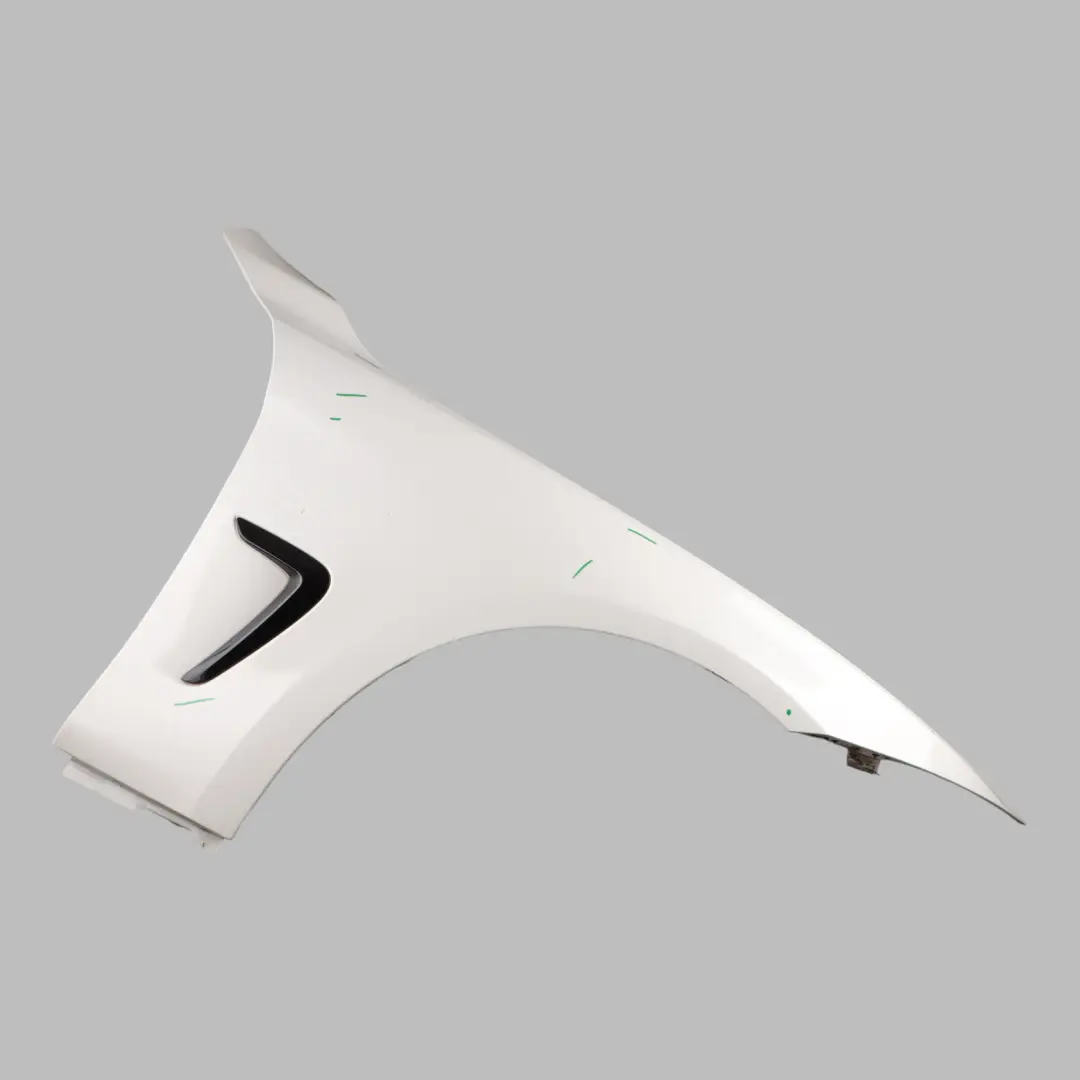 BMW F36 LCI Front Right Wing Fender Side Panel O/S Alpinweiss 3 Alpine White 300 - SKU 7496138-AW - Part number 7496138