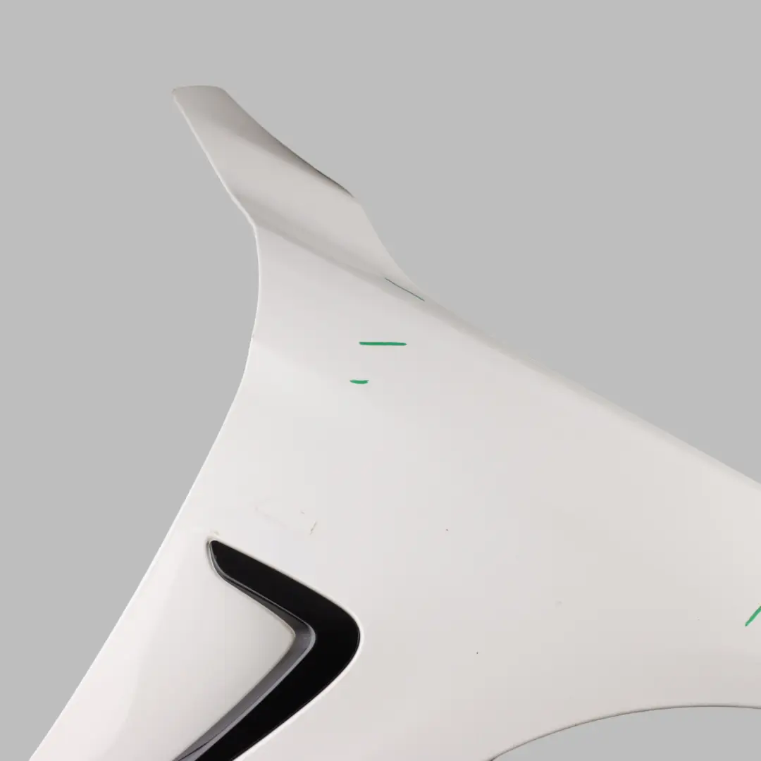 BMW F36 LCI Front Right Wing Fender Side Panel O/S Alpinweiss 3 Alpine White 300 - SKU 7496138-AW - Part number 7496138