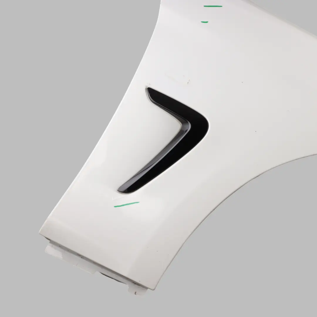 BMW F36 LCI Front Right Wing Fender Side Panel O/S Alpinweiss 3 Alpine White 300 - SKU 7496138-AW - Part number 7496138