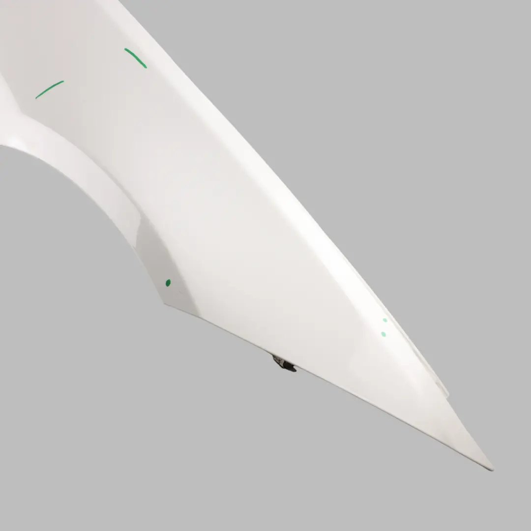 BMW F36 LCI Front Right Wing Fender Side Panel O/S Alpinweiss 3 Alpine White 300 - SKU 7496138-AW - Part number 7496138