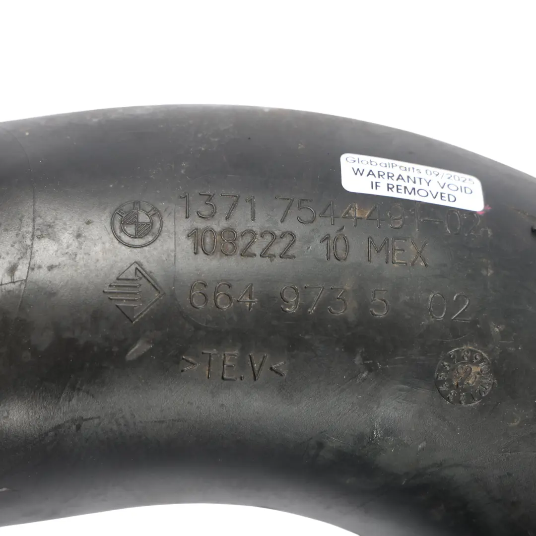 Rura Wąż Przewód Dolotowy Powietrza N62 do BMW X5 E53 o numerze 7544491 BMW X5 E53 Rura Wąż Przewód Dolotowy Powietrza N62 - SKU 7544491 - Numer Części 7544491