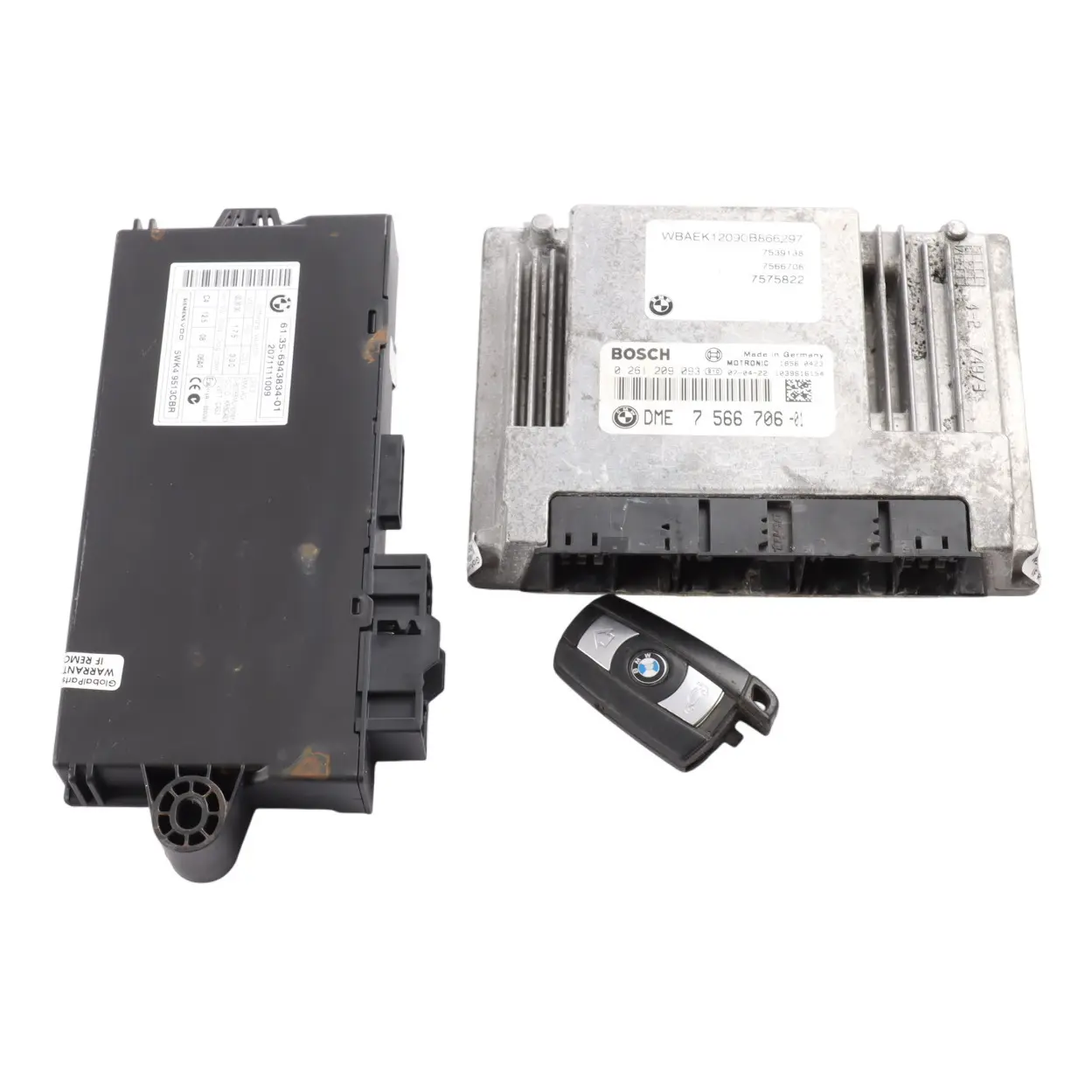 BMW E60 E63 E65 550i 650i 750i N62N 367HP Engine ECU DME Kit 7566706 Automatic