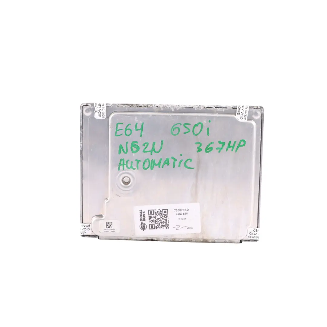 750i N62N 367HP Engine ECU DME Kit Automatic to BMW E60 E63 E65 550i 650i with Part number 7566706 BMW E60 E63 E65 550i 650i 750i N62N 367HP Engine ECU DME Kit Automatic - SKU 7566706-2 - Part number 7566706