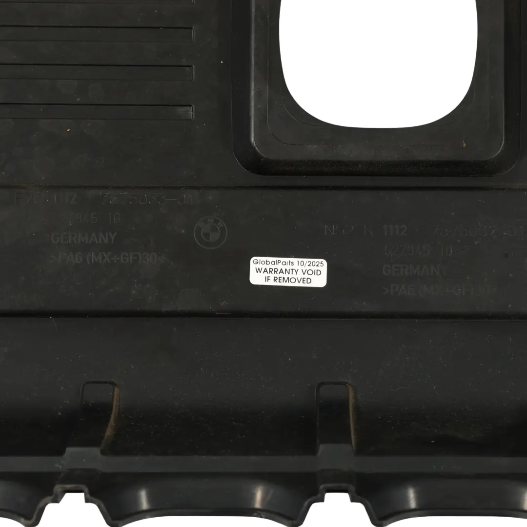 BMW E60 E81 E90 E91 E92 N52N Osłona Górna Silnika - SKU 7575032-1 - Numer Części 7575032