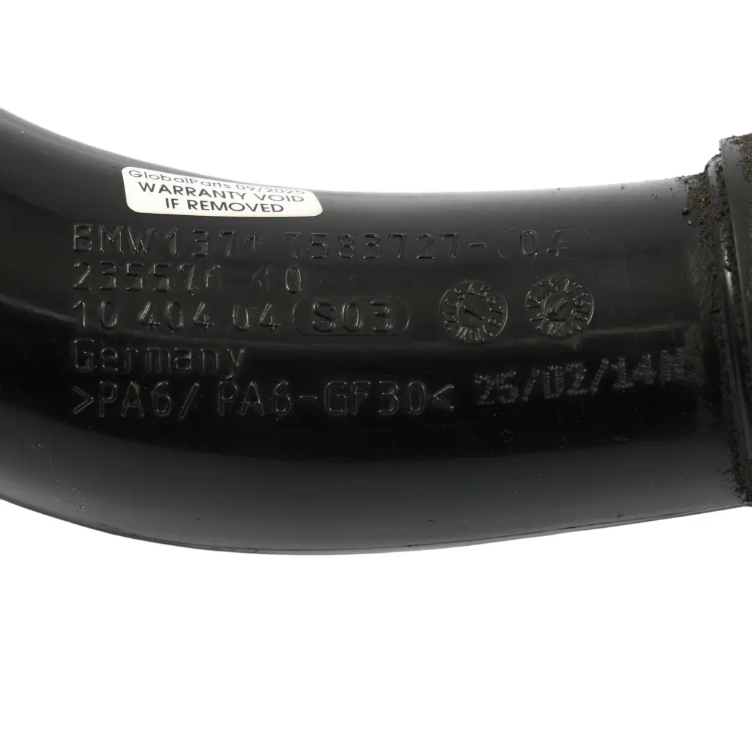BMW F10 F11 Air Inlet Intake Pipe Hose Line Tube 535i N55 Petrol - SKU 7583727 - Part number 7583727