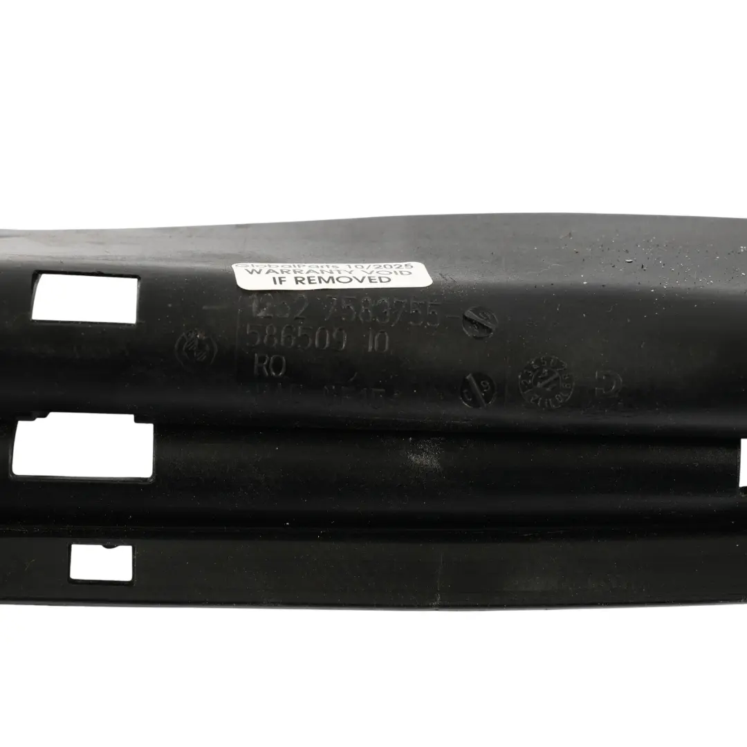 BMW F07 GT F10 Engine Wiring Cable Cover Lower Duct Bracket Channel - SKU 7583755 - Part number 7583755
