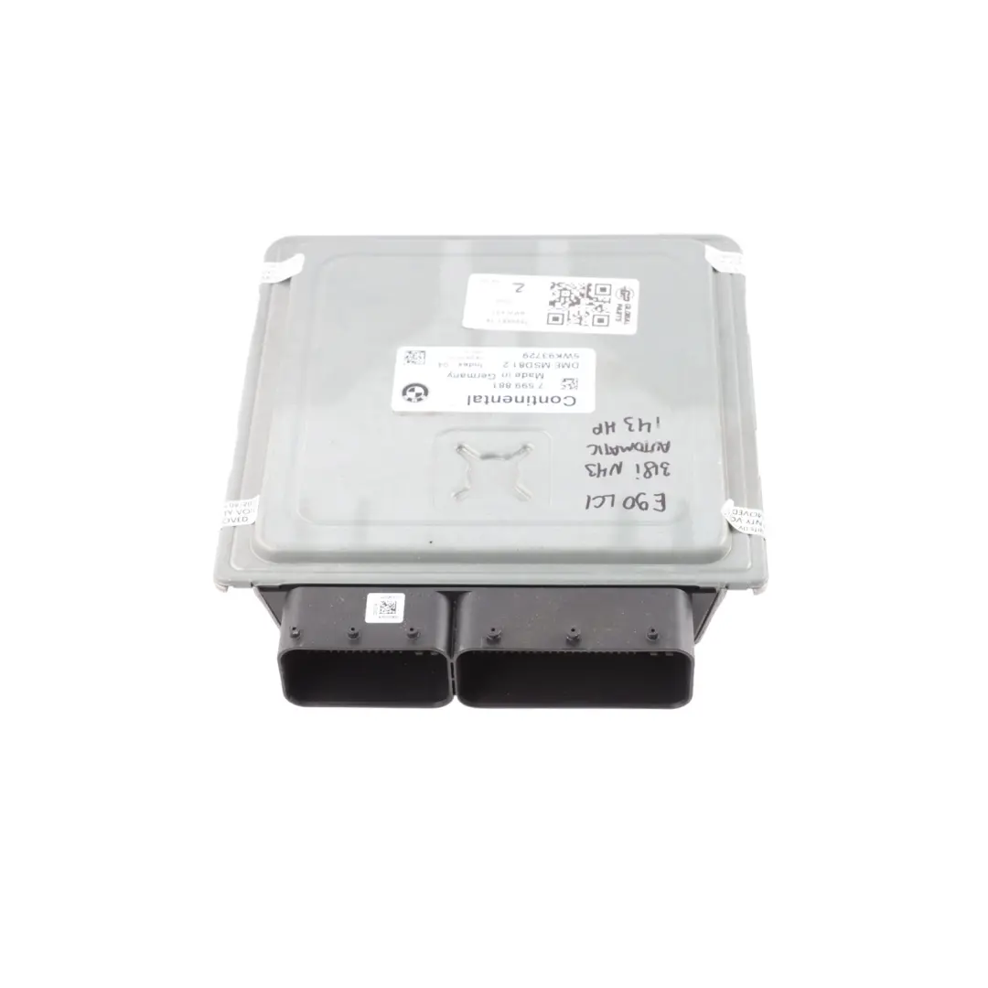 BMW E87 LCI E90 E91 118i 318i N43 143HP Engine Control ECU DME Automatic - SKU 7599881-18 - Part number 7599881
