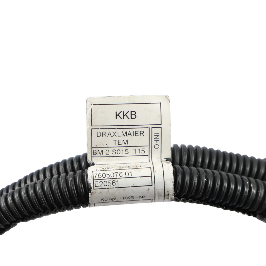 BMW F06 F10 F11 F12 F13 Wiring Harness Cable Engine Ignition Module N55 - SKU 7605076 - Part number 7605076