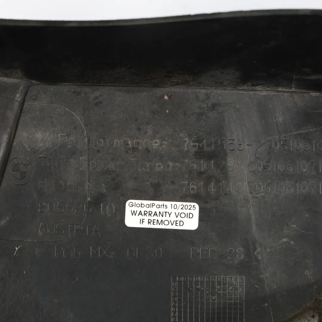 BMW F30 F31 F32 F33 F34 Motor Tapa Panel Recorte N55 Gasolina N55 - SKU 7614291-1 - Número de pieza 7614291