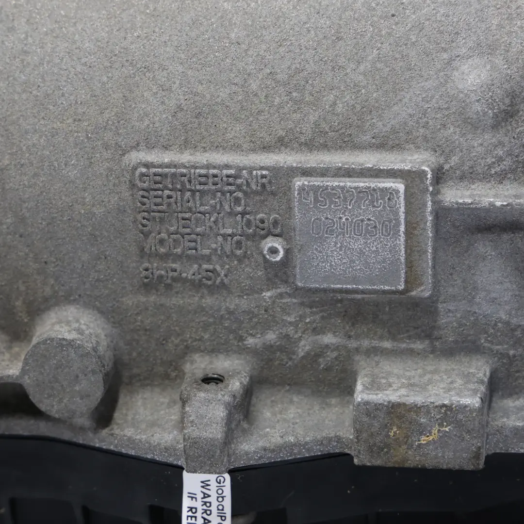 N47N 20dX Automatic Gearbox Transmission GA8H-P45X WARRANTY to BMW X3 F25 with Part number 7636216 BMW X3 F25 N47N 20dX Automatic Gearbox Transmission GA8H-P45X WARRANTY - SKU 7636216 - Part number 7636216
