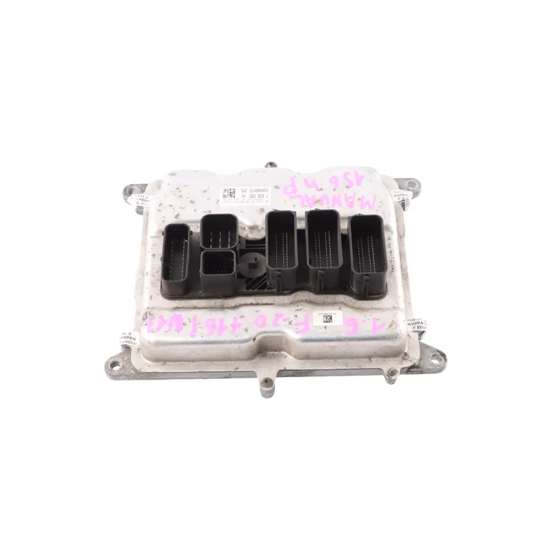 136HP Engine Control ECU DME Manual to BMW F20 F21 F30 F31 116i 316i N13 with Part number 7636292 BMW F20 F21 F30 F31 116i 316i N13 136HP Engine Control ECU DME Manual - SKU 7636292-8 - Part number 7636292