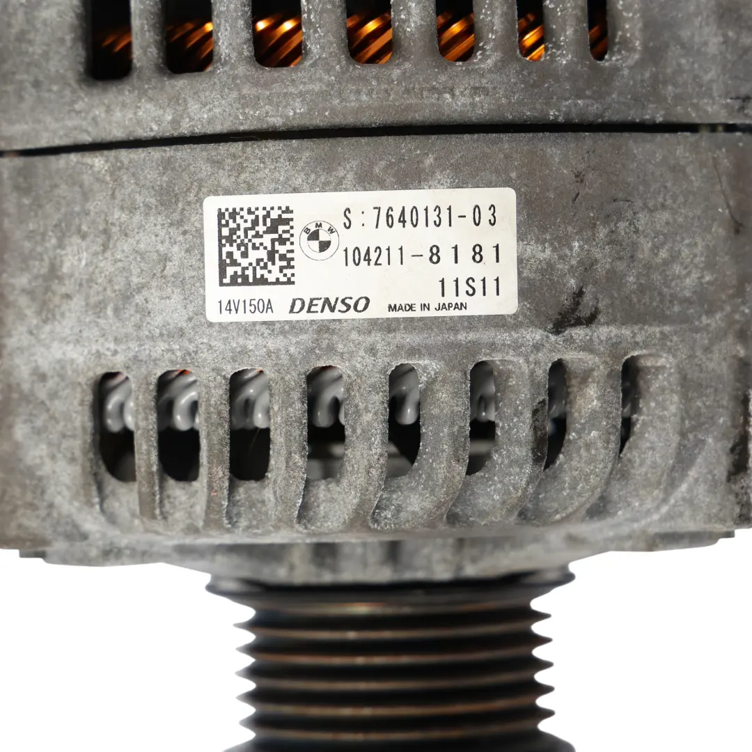 BMW F20 LCI Mini F30 F56 F60 Alternator DENSO 150A - SKU 7640132-1 - Numer Części 7640132
