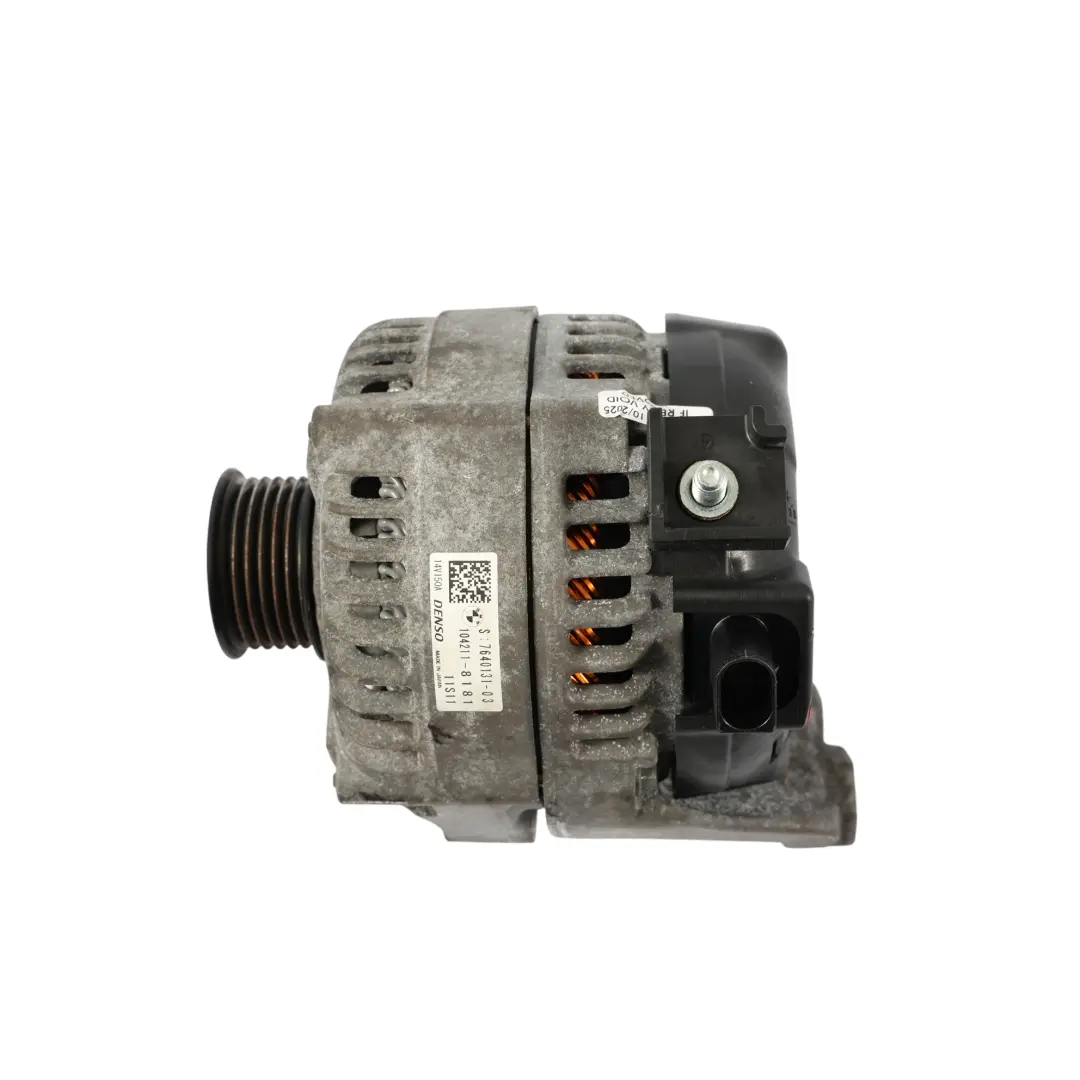 Alternator DENSO 150A do BMW F20 LCI Mini F30 F56 F60 o numerze 7640132 BMW F20 LCI Mini F30 F56 F60 Alternator DENSO 150A - SKU 7640132-1 - Numer Części 7640132