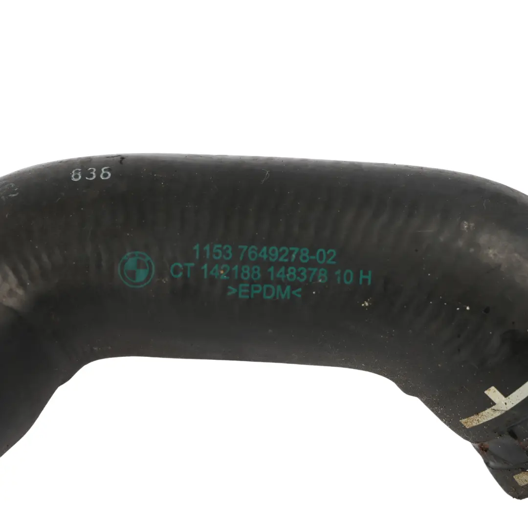 Przewód Dopływowy Chłodnicy Wody do BMW F07 GT F10 LCI F11 o numerze 7649278 BMW F07 GT F10 LCI F11 Przewód Dopływowy Chłodnicy Wody - SKU 7649278 - Numer Części 7649278