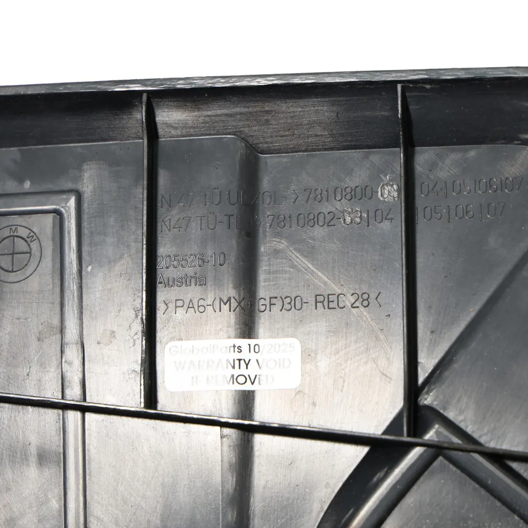 N47N Osłona Pokrywa Silnika do BMW F20 F21 F30 o numerze 7810800 BMW F20 F21 F30 N47N Osłona Pokrywa Silnika - SKU 7810800-1 - Numer Części 7810800