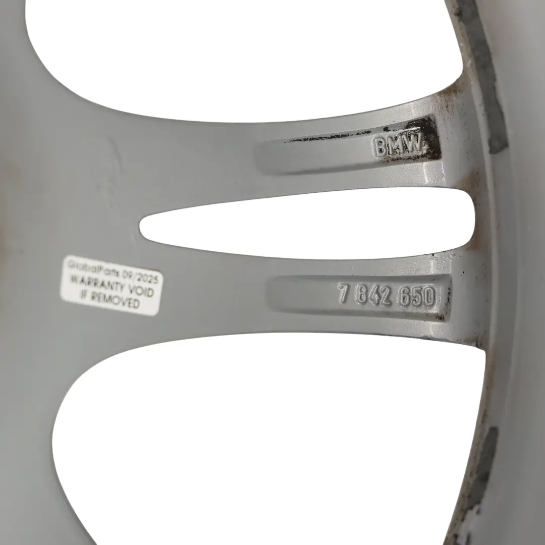 Silber Felge Alufelge Rad M Doppelspeiche 350 8J 18" ET:30 für BMW 5 6 F10 F11 F12 mit Teilenummer 7842650 BMW 5 6 F10 F11 F12 Silber Felge Alufelge Rad M Doppelspeiche 350 8J 18" ET:30 - SKU 7842650-1 - Teilenummer 7842650