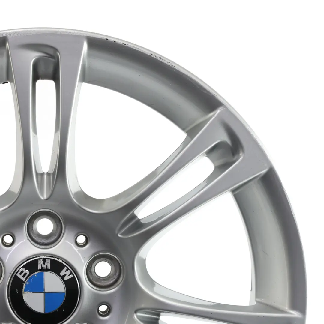 Silber Felge Alufelge Rad M Doppelspeiche 350 8J 18" ET:30 für BMW 5 6 F10 F11 F12 mit Teilenummer 7842650 BMW 5 6 F10 F11 F12 Silber Felge Alufelge Rad M Doppelspeiche 350 8J 18" ET:30 - SKU 7842650-1 - Teilenummer 7842650