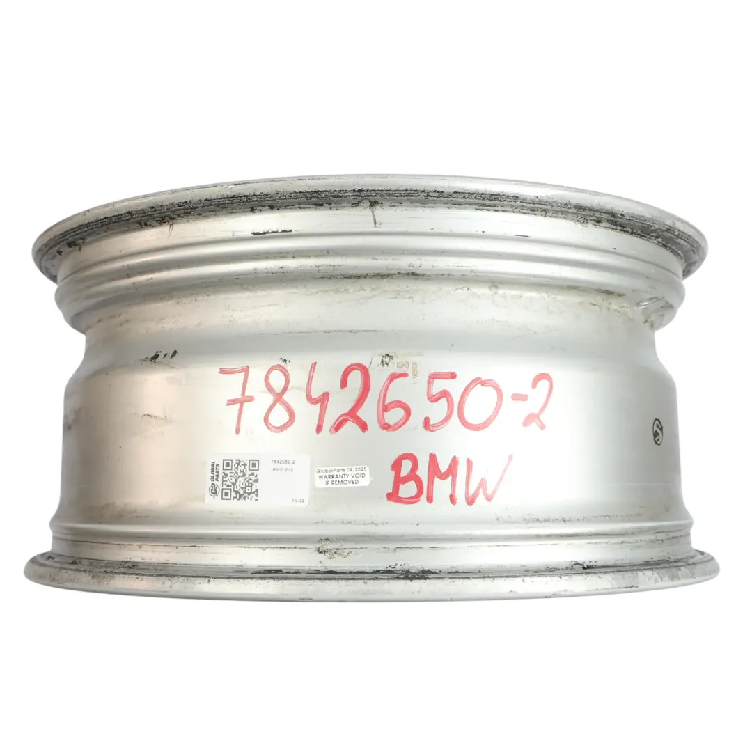 BMW F10 F11 F12 Silver Wheel Alloy Rim M Double Spoke 350 8J 18" ET:30 - SKU 7842650-2 - Part number 7842650