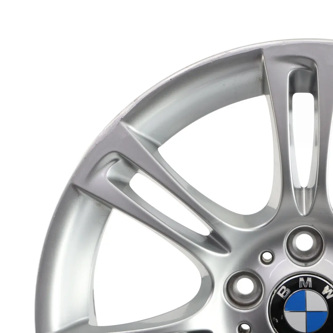 BMW F10 F11 F12 Silver Wheel Alloy Rim M Double Spoke 350 8J 18" ET:30 - SKU 7842650-2 - Part number 7842650