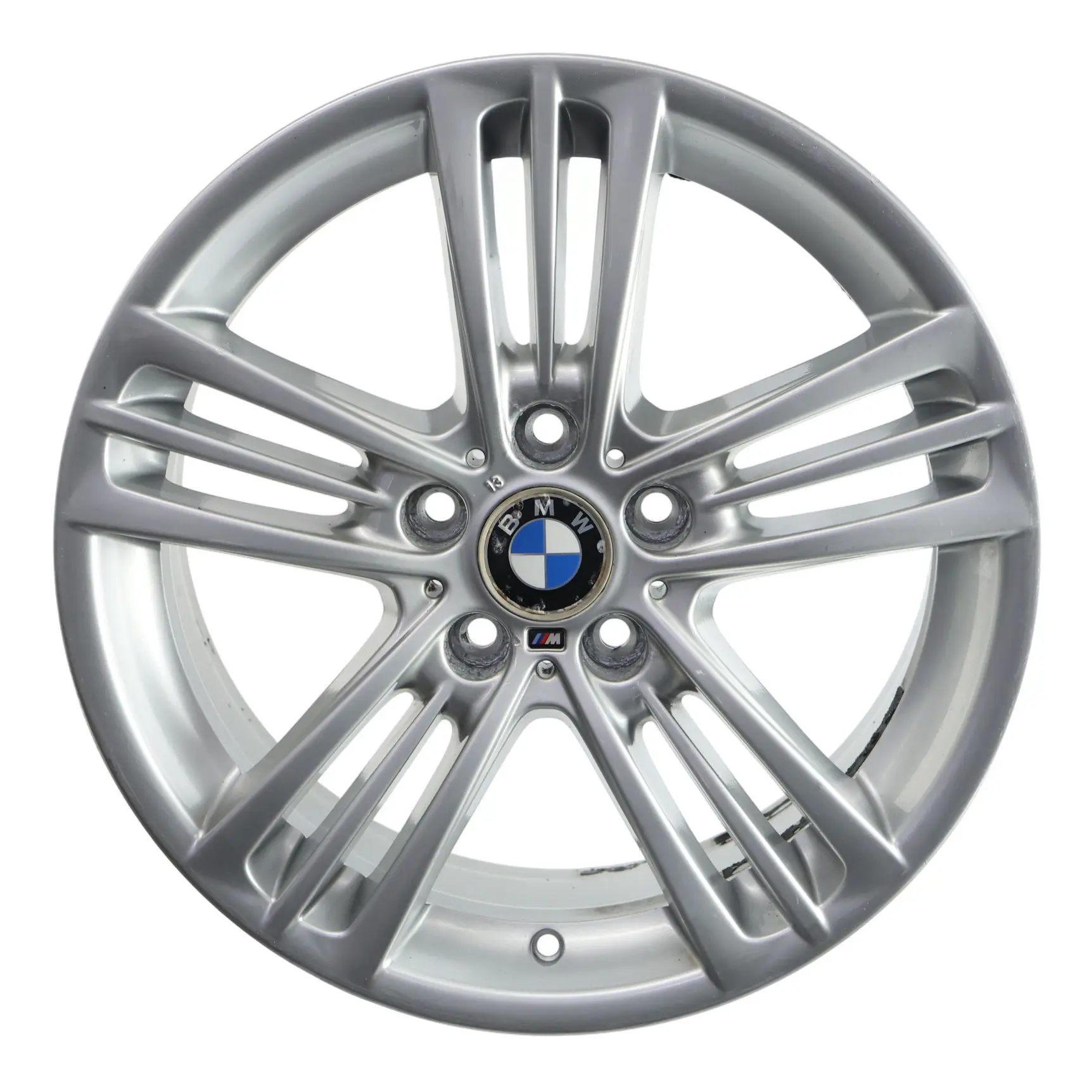 BMW X3 F25 X4 F26 Argento Cerchio Lega 18" M Stella Raggiera 8J ET:43 7844249
