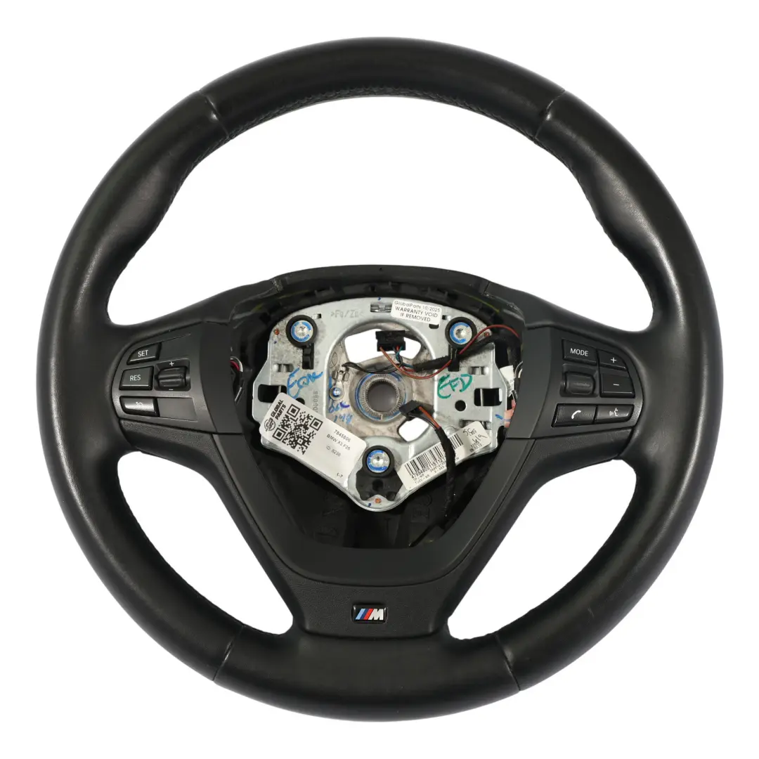 Steering Wheel M Sport Heated Black Leather Multifunction to BMW X3 F25 X4 F26 with Part number 7845806 BMW X3 F25 X4 F26 Steering Wheel M Sport Heated Black Leather Multifunction - SKU 7845806 - Part number 7845806