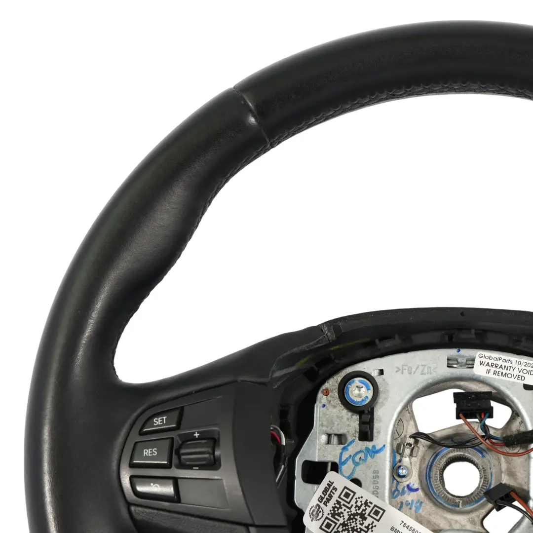 BMW X3 F25 X4 F26 Kierownica M Sport Pakiet Grzana Czarna Skóra - SKU 7845806 - Numer Części 7845806