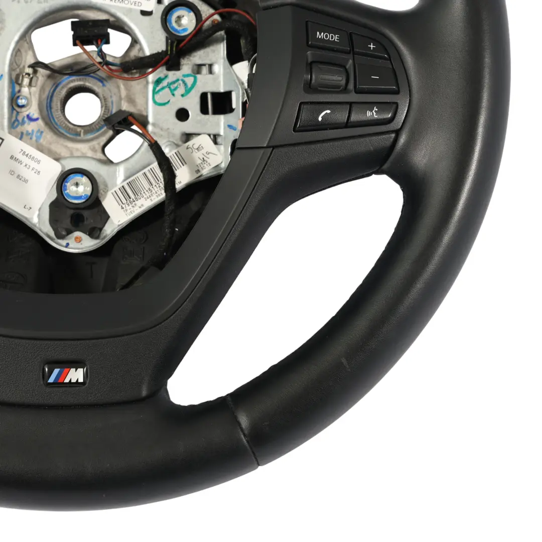 BMW X3 F25 X4 F26 Kierownica M Sport Pakiet Grzana Czarna Skóra - SKU 7845806 - Numer Części 7845806