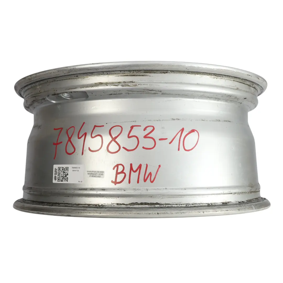 BMW F20 F21 Rear Silver Alloy Wheel Rim 18" 8J ET:52 M Star Spoke 386 - SKU 7845853-10 - Part number 7845853