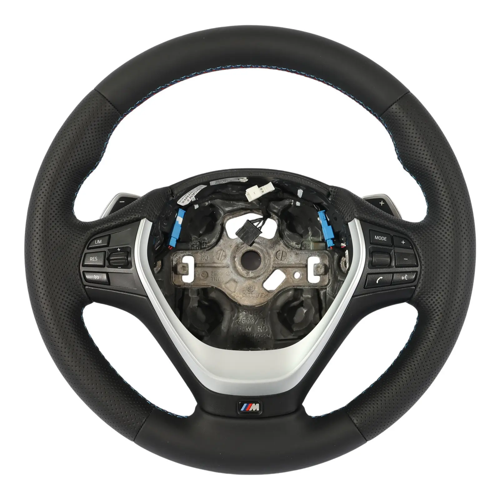 BMW F20 F30 F32 Kierownica M Sport Pakiet NOWA Czarna Skóra Łopatki