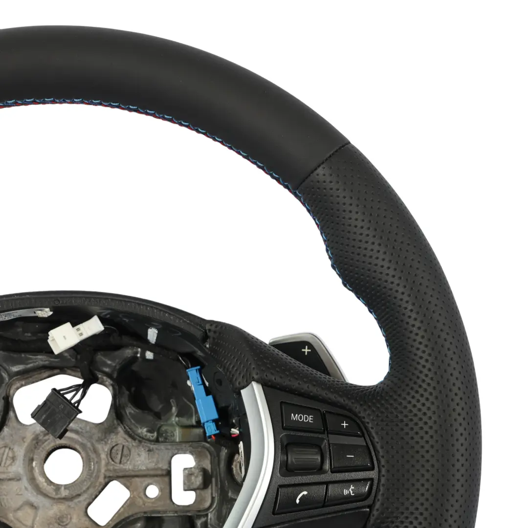 Kierownica M Sport Pakiet NOWA Czarna Skóra Łopatki do BMW F20 F30 F32 o numerze 7845878 BMW F20 F30 F32 Kierownica M Sport Pakiet NOWA Czarna Skóra Łopatki - SKU 7845878-2 - Numer Części 7845878
