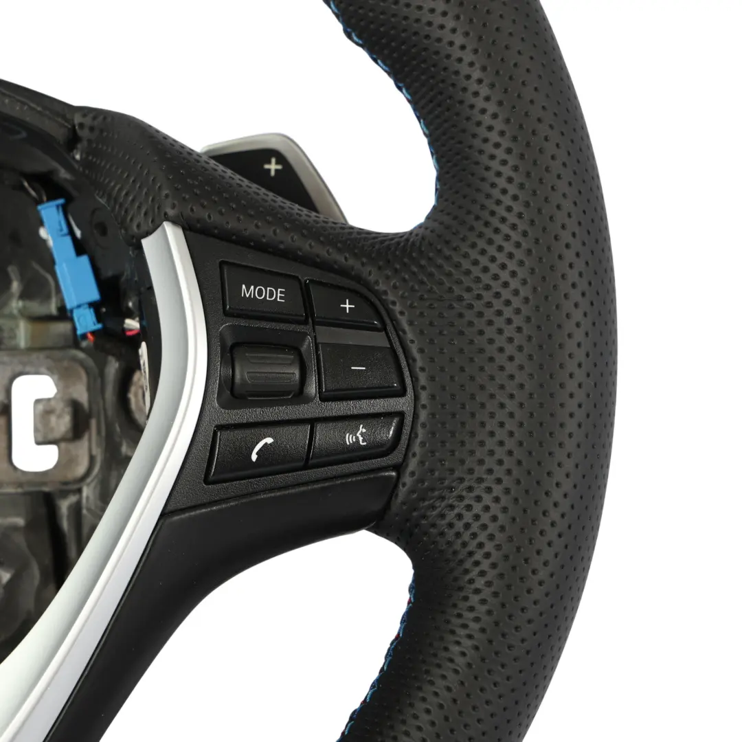 Kierownica M Sport Pakiet NOWA Czarna Skóra Łopatki do BMW F20 F30 F32 o numerze 7845878 BMW F20 F30 F32 Kierownica M Sport Pakiet NOWA Czarna Skóra Łopatki - SKU 7845878-2 - Numer Części 7845878