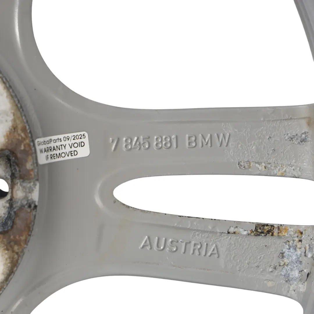 BMW F30 F31 F32 Rear Wheel Alloy Rim 18" 8,5J ET:47 M Star Spoke 400 - SKU 7845881-2 - Part number 7845881