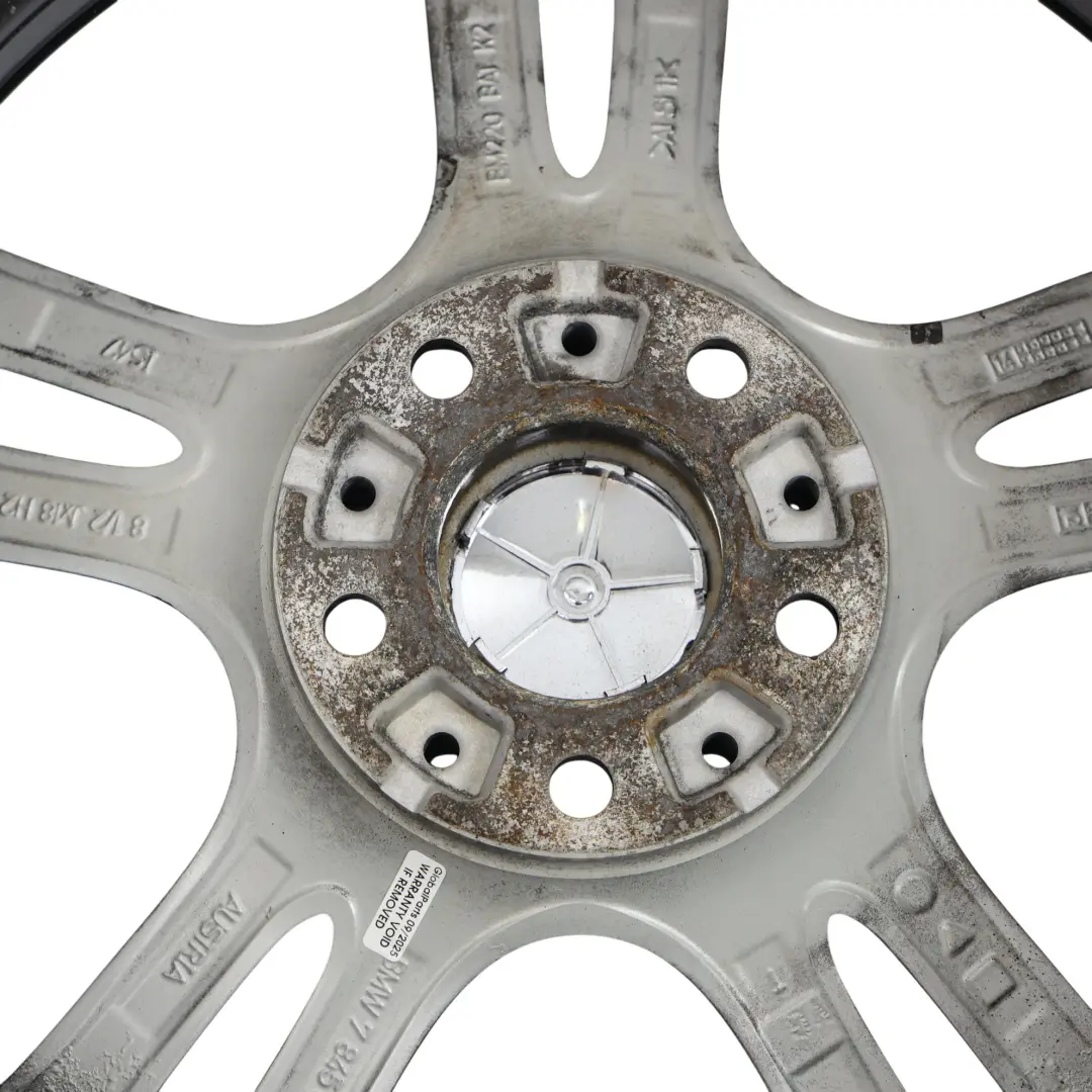 BMW F30 F31 F32 Rear Wheel Alloy Rim 18" 8,5J ET:47 M Star Spoke 400 - SKU 7845881-6 - Part number 7845881