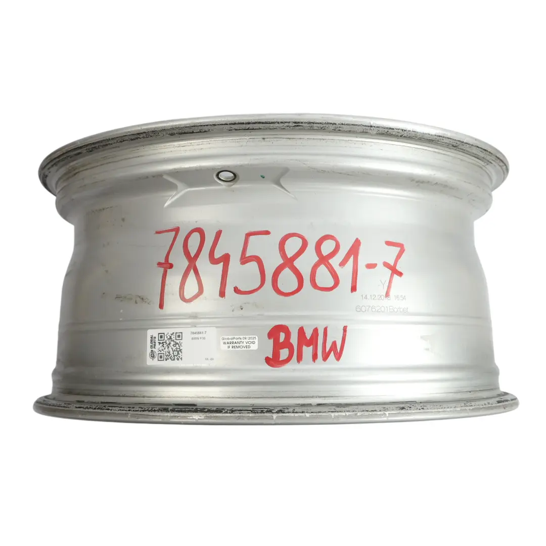 BMW F30 F31 F32 Rear Wheel Alloy Rim 18" 8,5J ET:47 M Star Spoke 400 - SKU 7845881-7 - Part number 7845881