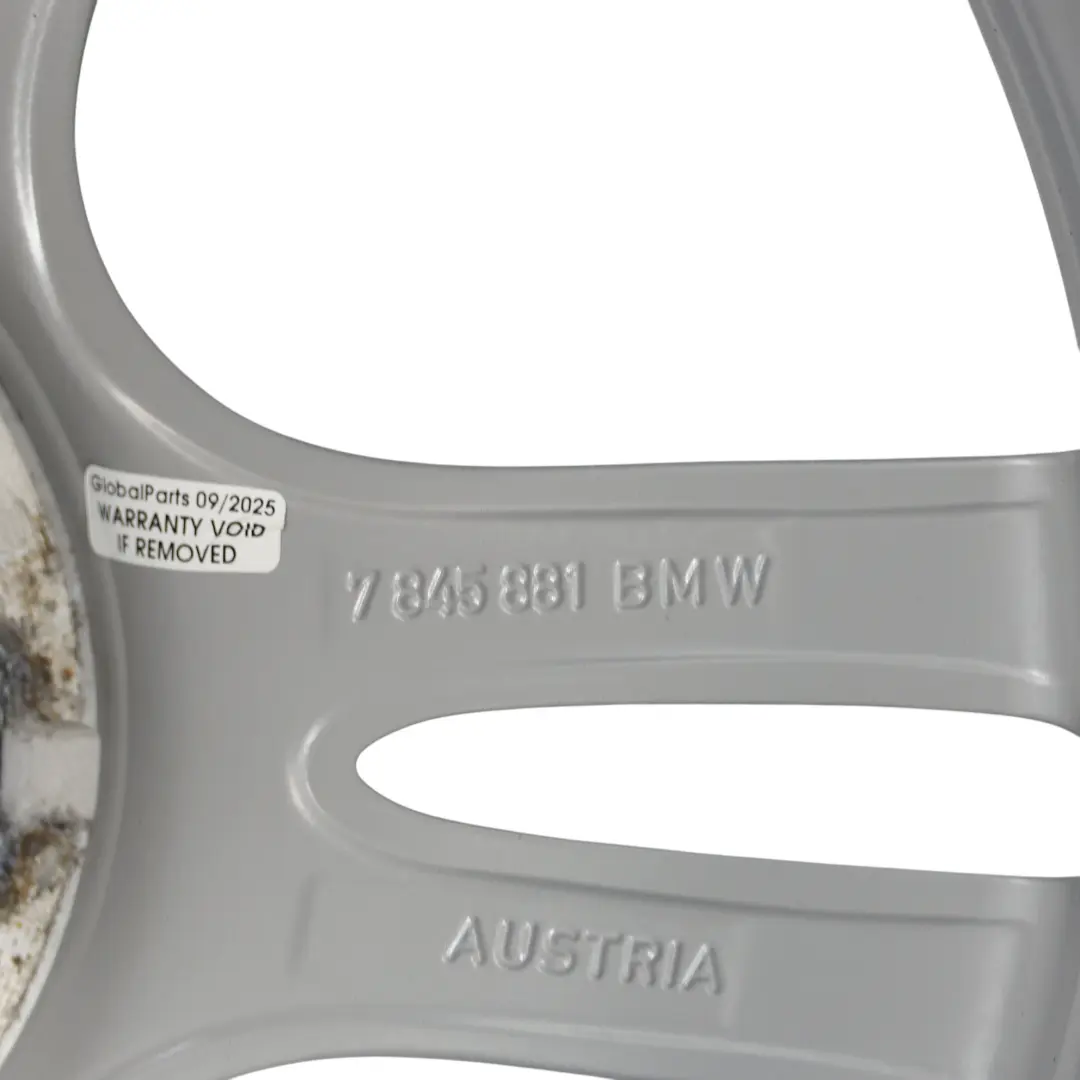 Alloy Rim 18" 8,5J ET:47 M Star Spoke 400 to BMW F30 F31 F32 Rear Wheel with Part number 7845881 BMW F30 F31 F32 Rear Wheel Alloy Rim 18" 8,5J ET:47 M Star Spoke 400 - SKU 7845881-7 - Part number 7845881