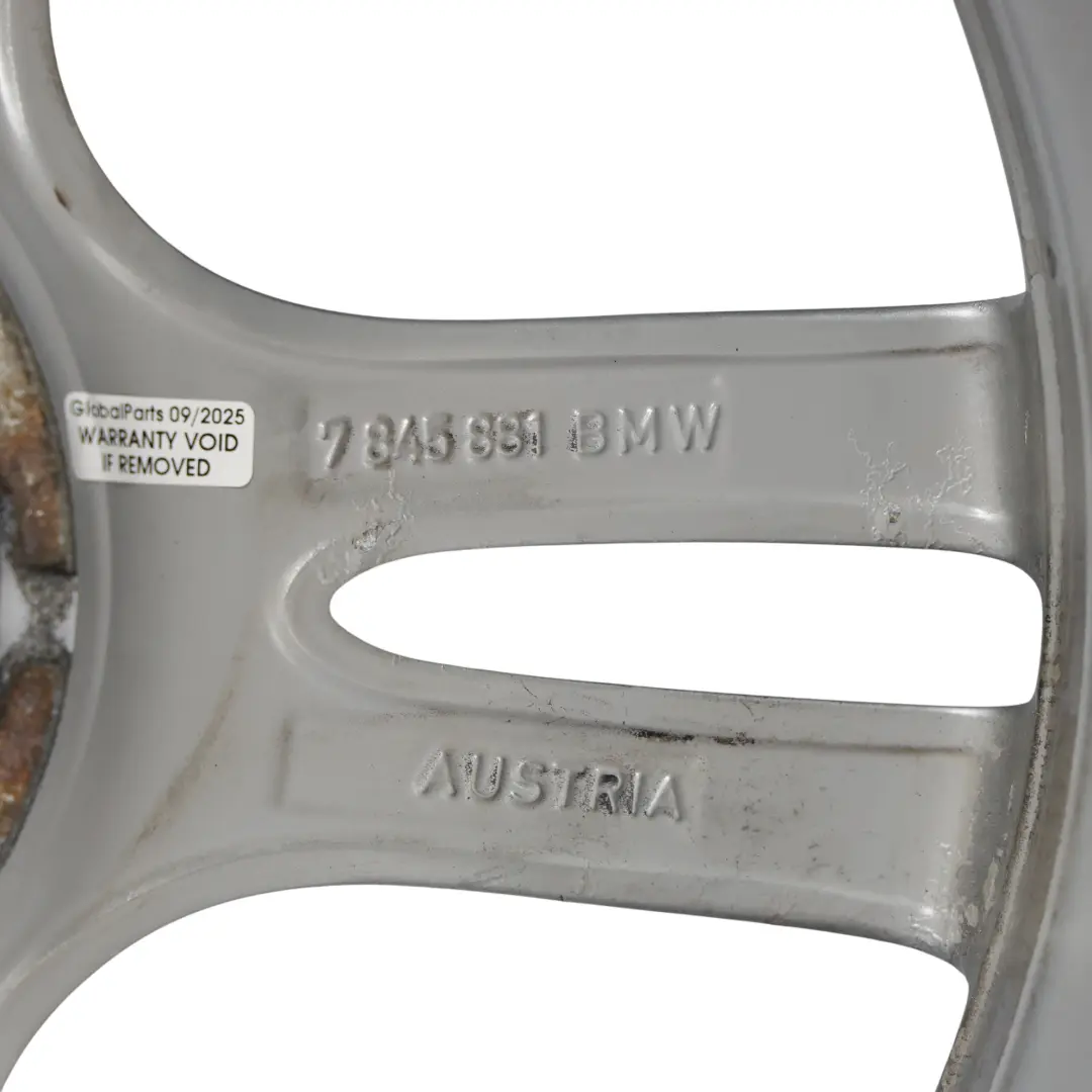 BMW F30 F31 F32 Rear Wheel Alloy Rim 18" 8,5J ET:47 M Star Spoke 400 - SKU 7845881-7 - Part number 7845881