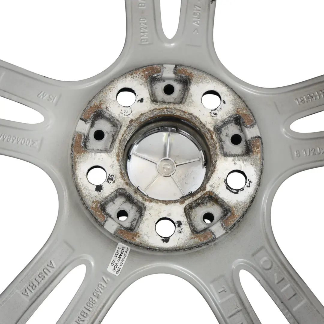 BMW F30 F31 Rear Wheel Alloy Rim 18" 8,5J ET:47 M Star Spoke 400 - SKU 7845881-8 - Part number 7845881
