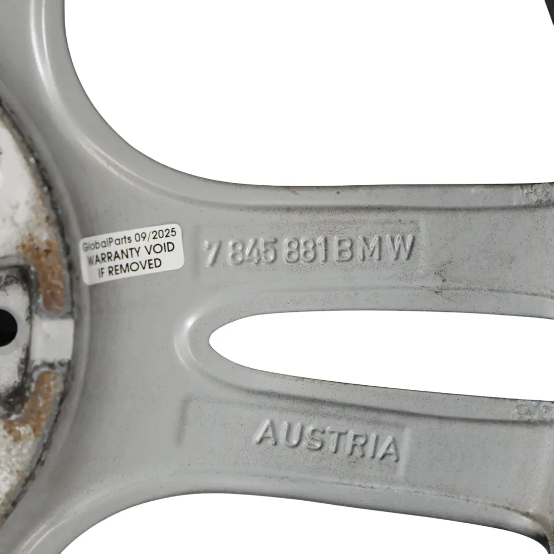 BMW F30 F31 Hinten Alu Felge Alufelge 18" 8,5J ET:47 M Sternspeiche 400 - SKU 7845881-8 - Teilenummer 7845881