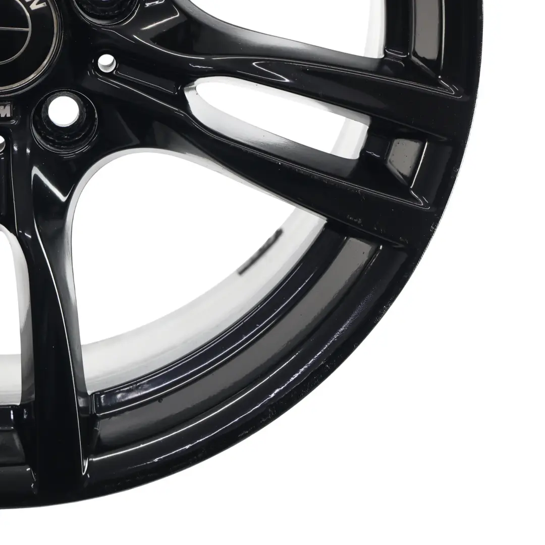 BMW F30 F31 Cerchio In Lega Posteriore Nero 18" 8,5J Et:47 M Star Spoke - SKU 7845881-8 - Numero di parte 7845881