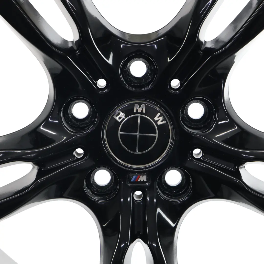Llanta aleación negra trasera 18" 8,5J ET:47 M Star Spoke 400 para BMW F30 F31 con número de pieza 7845881 BMW F30 F31 Llanta aleación negra trasera 18" 8,5J ET:47 M Star Spoke 400 - SKU 7845881-8 - Número de pieza 7845881