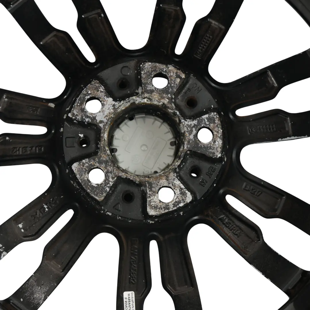 BMW F30 F31 F32 Llanta de aleación negra 19" 8J ET:36 M Star Spoke 403 - SKU 7845882-3 - Número de pieza 7845882