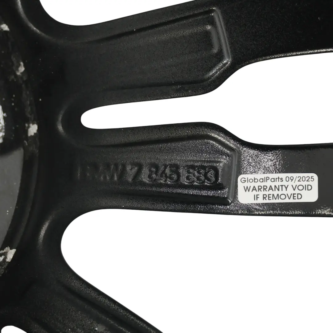 BMW F30 F32 Rear Black Alloy Wheel Rim 19" ET:47 8,5J M Star Spoke 403 - SKU 7845883-4 - Part number 7845883