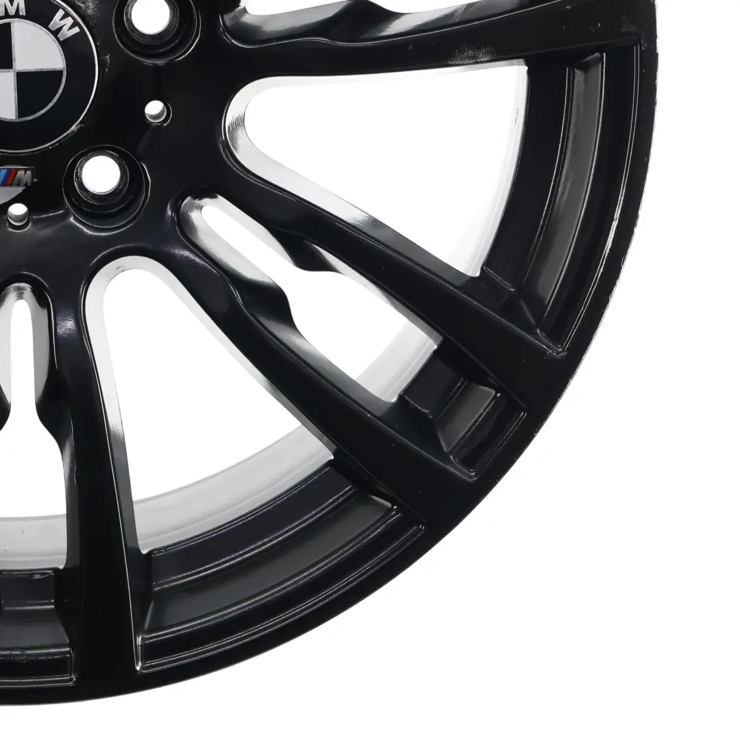 Alloy Wheel Rim 19" ET:47 8,5J M Star Spoke 403 to BMW F30 F32 Rear Black with Part number 7845883 BMW F30 F32 Rear Black Alloy Wheel Rim 19" ET:47 8,5J M Star Spoke 403 - SKU 7845883-4 - Part number 7845883