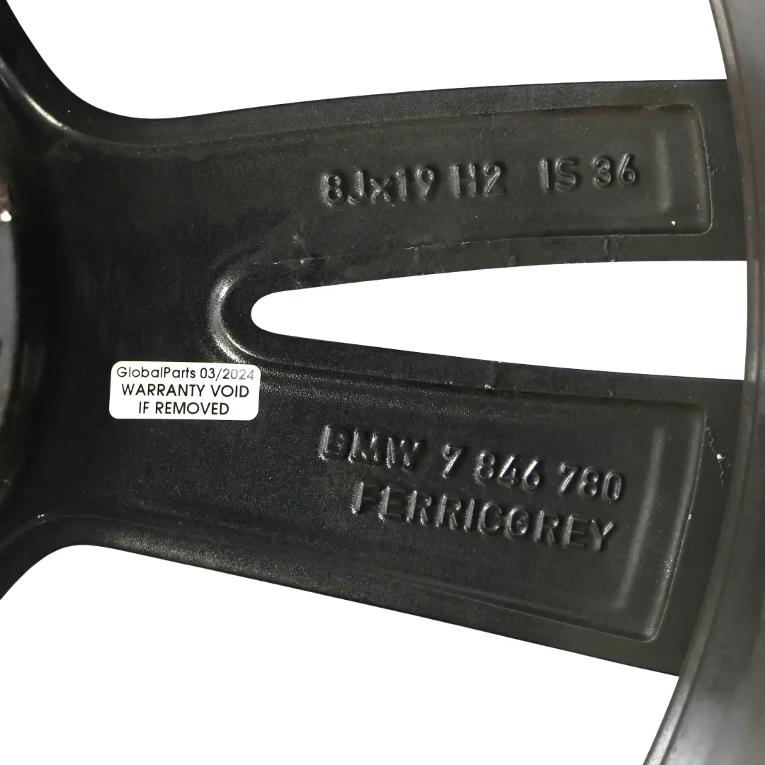 BMW F30 F32 Cerchio In Lega 19" M A Doppie Razze 442 8J ET:36 - SKU 7846780-2 - Numero di parte 7846780