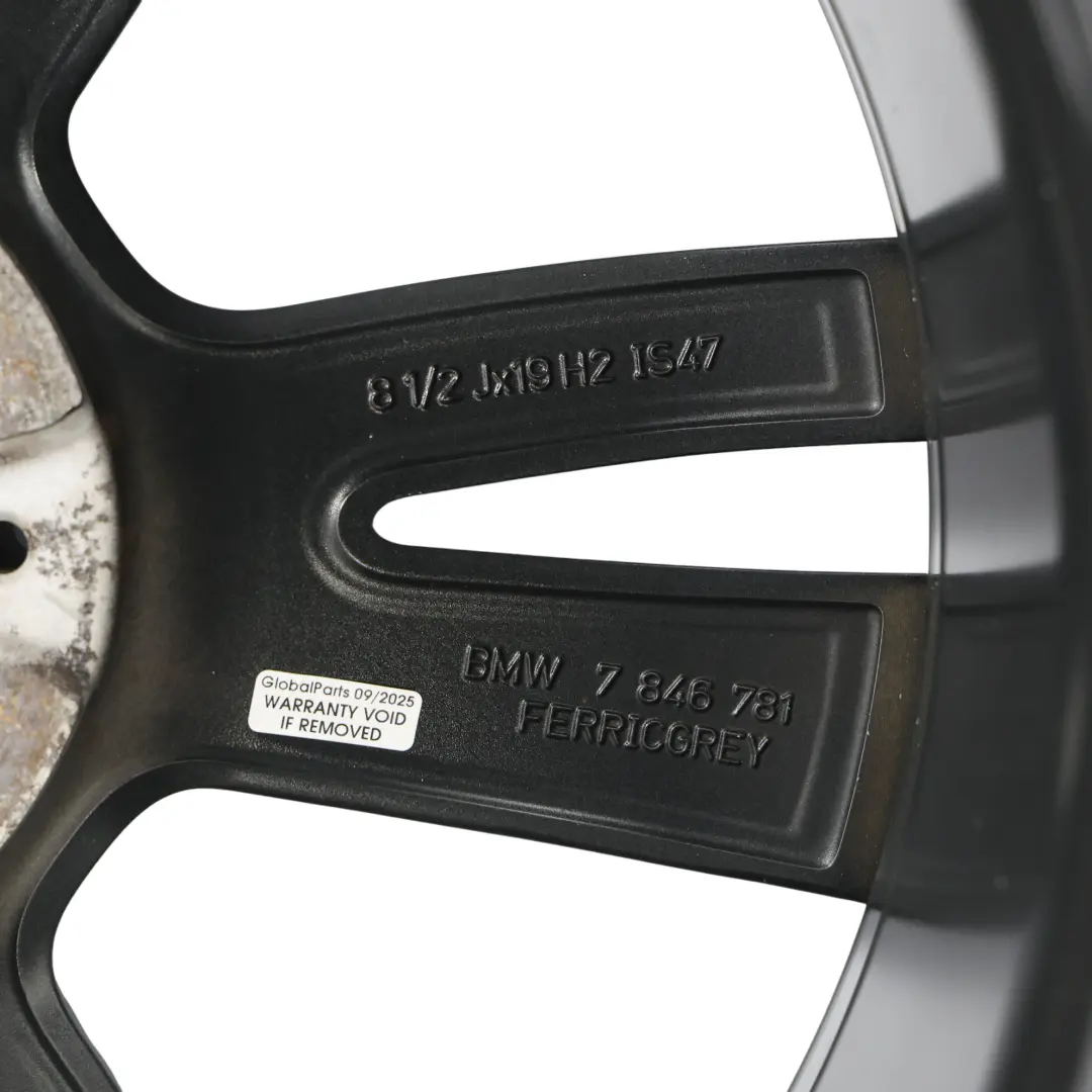 BMW F30 Arriere Aluminium Jante Alliage 19" 8,5J ET:47 M Rayons - SKU 7846781-1 - Numéro de pièce 7846781